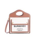 Сумка через плечо Logo Pocket Tote Canvas with Leather размера мини 1
