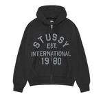 Топы Stussy Established Zip Hoodie 'Черный' 1