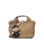Zelda woven-effect shoulder bag 1