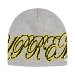 Шапки Supreme New Era Cursive Beanie 'Grey' 1