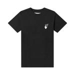 Футболки Off-White Cut Here Short-Sleeve Slim Tee 'Black/White' 1