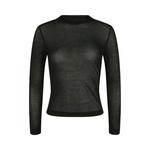 Рубашки и топы Balenciaga Sheer Fitted Top 'Black' 1