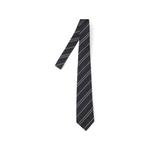 diagonal-stripe silk tie 1