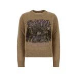 brushed-knit Teddy sweater 1