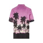 Рубашки на пуговицах Palm Angels Palm Tree Print Silk Shirt 'Purple/Black' 2