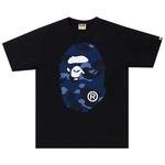 Футболки BAPE Color Camo Big Ape Head Tee 'Black/Navy' 1