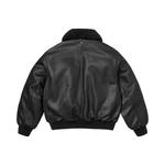 Бомберы Supreme x Schott Shearling Collar Bomber Jacket 'Черный' 2