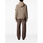 ribbed-knit Compass-patch hoodie 2