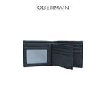 Короткий кошелек RFID из натуральной кожи черный 3
