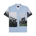 Рубашки на пуговицах Pleasures Stone Horse Button Down Shirt 'Blue' 1