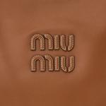Сумки-тоут Miu Miu Ivy Leather Bag 'Коричневый' 3