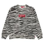 Свитшоты Supreme Box Logo Crewneck 'Zebra' 1