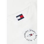 Базовое лого облегающее ребристое трикотажное футболка - Tommy Jeans 7