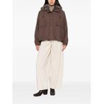 faux-fur-trim hooded coat 2