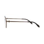 Очки Alexander McQueen Round-Frame Metal Optical Frames 'Brown Transparent' 3