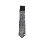embossed leather tie 1