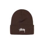 Шапка-бини Stussy Cuff Beanie Stock 'Coffee' 1
