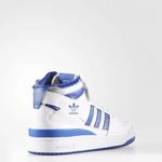 Кроссовки Adidas Forum Mid Refined 'Белый Navy' 3