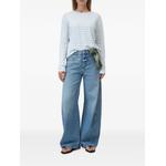 horizontal-stripe long-sleeve T-shirt 2