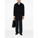 Peggy concealed-front virgin wool coat 1