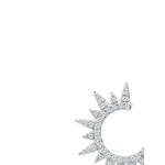 Серьги Starburst из белого золота с бриллиантами 2