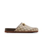 Тапочки Gucci Wmns Horsebit Slipper 'GG Supreme - Beige' 1