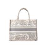 Book Embroidered Canvas Medium tote bag 2