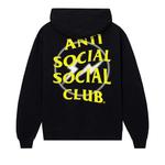 Худи Anti Social Social Club x Fragment Design Half Tone Logo Hoodie 'Black/Yellow' 2