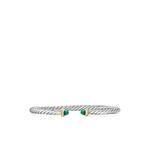 Браслет Cable Flex из серебра и желтого золота (4 мм) 1