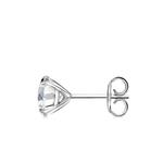 Серьги-гвоздики Windsor из белого золота с бриллиантами 2