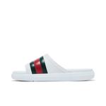 Слайды Gucci Web Slide Sandal 'White Green Red' 3