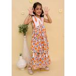 The Mom Store Narangi Девчачий Анаркали Курта Шарара Сет - Мульти 5