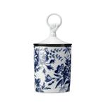 Herbarium-print freesia-scented candle 1