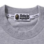 Футболки с длинным рукавом BAPE One Point Ape Head Relaxed Fit Long-Sleeve Tee 'Grey' 3