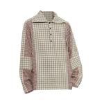 Фланелевые рубашки Dries Van Noten Flannel Check Shirt 005 M "Ecru" 1