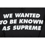 Худи Supreme Known As Hooded Sweatshirt 'Black' 2