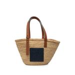 Сумка-тоут Small Raffia Anagram Basket (2021 год) 1