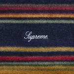 Флисовые куртки Supreme Stripe Zip Up Fleece Jacket 'Navy' 3