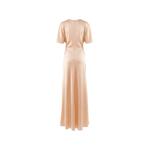 Плиссированное платье макси Isabella с круглым вырезом 2