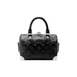 Сумки Top Handles Louis Vuitton Speedy Trunk 20 'Black Calfskin Leather' 2