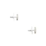Серьги-гвоздики Everyday Spade Enamel Studs Earrings Сиреневый o0ru3069 2