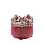 Маленькая сумка-ведро Quilted Calfskin and Tweed Gabrielle (2017-2018 годы) 1