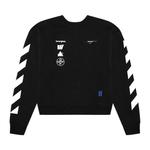 Свитеры Off-White Diag Mariana De Silva Over Crewneck 'Black' 1