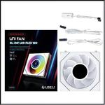 LIAN LI UNI FAN SL-INF LCD FLEX Reversed Blade 120mm Обратный одиночный вентилятор - Белый 4