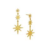 Серьги-подвески Triple Star 1