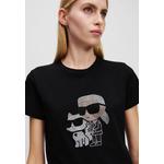 Футболка Ikon Karl & Choupette со стразами 3
