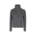 Meg panelled half-zip sweater 1