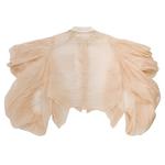 Блуза Tao Comme des Garçons с воланами на воротнике, свободными рукавами, цвет «Бежевый» 2