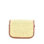 Horsebit 1955 Raffia Effect with Leather Small shoulder bag 2