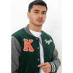 Винтажная бомбер-куртка в стиле колледжа 3